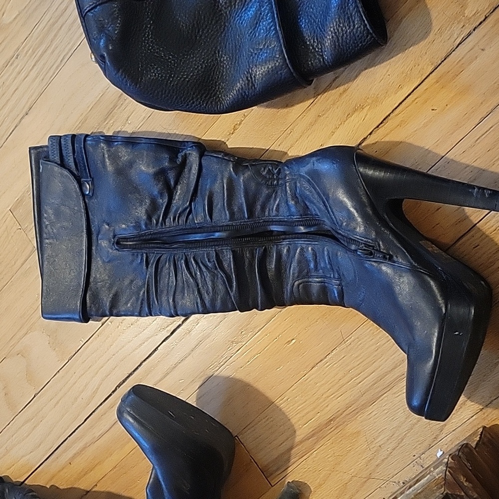 Jessica Simpson black boots, size 6.5